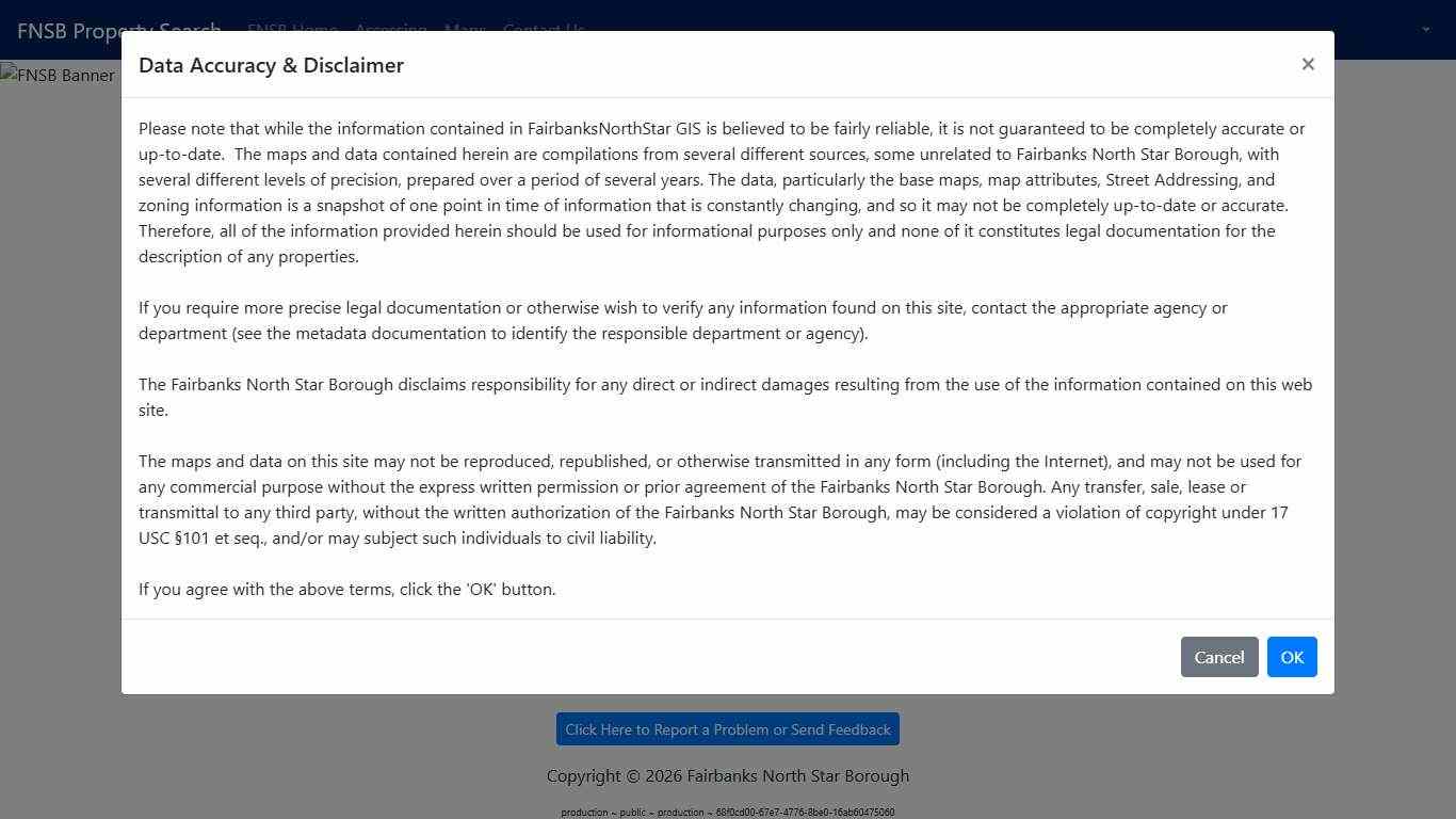 FNSB Property Search